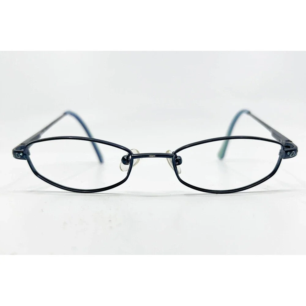 FADZ Eyeglasses Frames Kids Blue Flair BLU Heart Detail 46-16-130